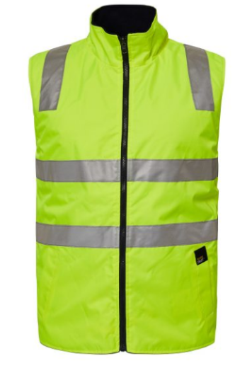 Picture of WORKCRAFT HI VIS REVERSIBLE VEST -TAPE